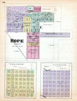 Hope, Englewood, Lexington, Kansas State Atlas 1887